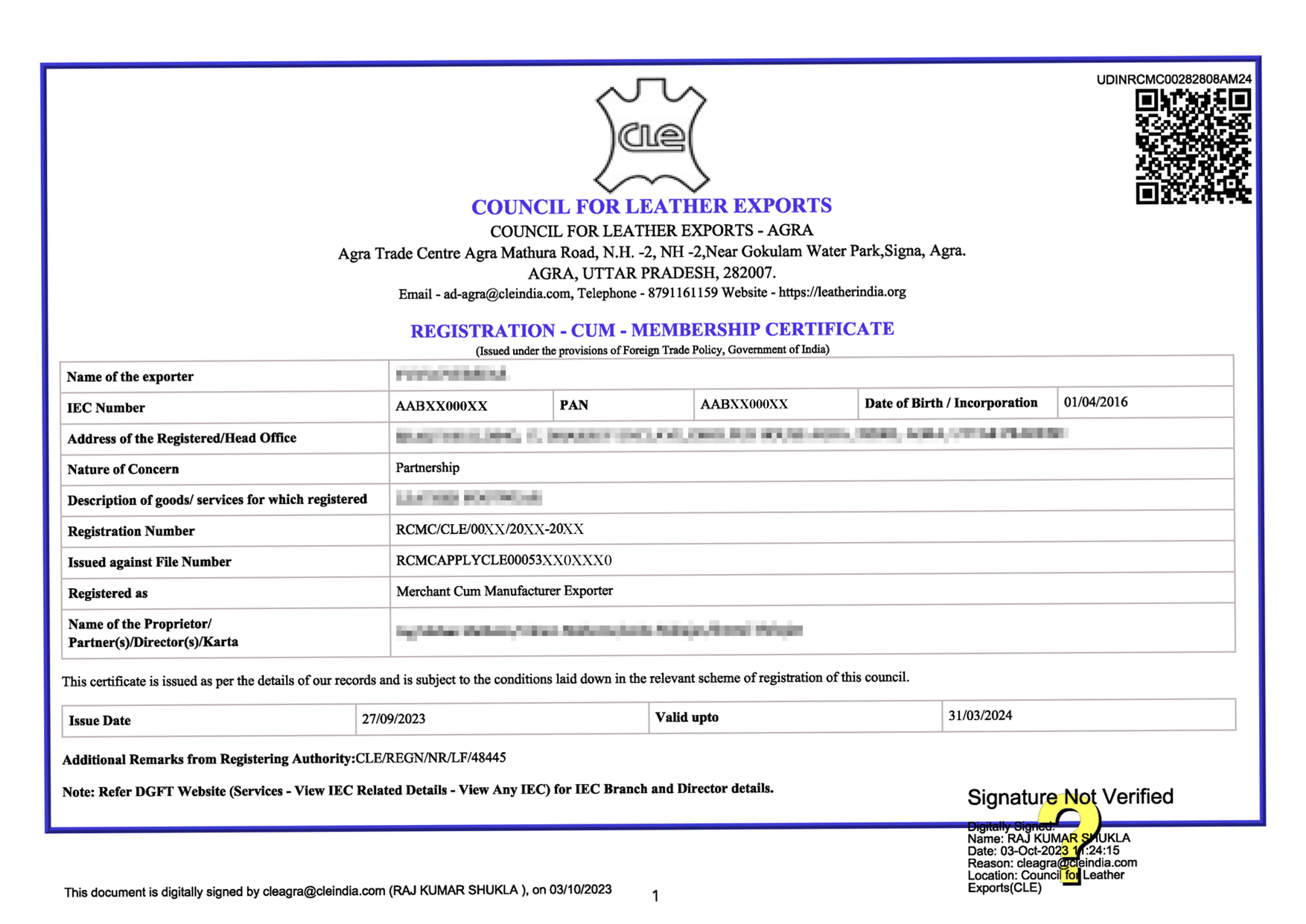 CLE Council Of Leather Exports